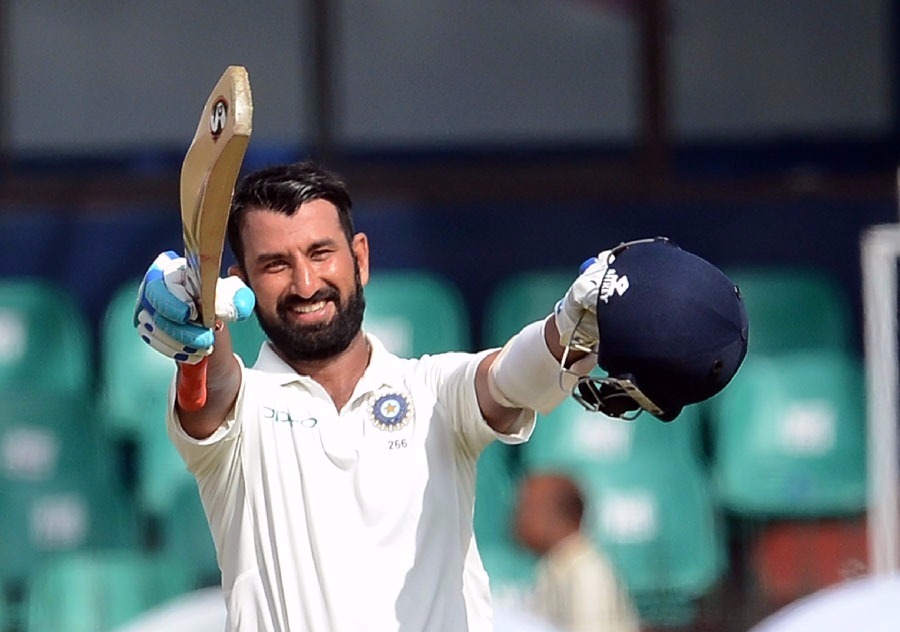 ranji trophy 2017 cheteshwar pujara slams 42nd first class hundred against jharkhand रणजी ट्रॉफी: झारखंड के खिलाफ चमके पुजारा, पहले दिन सौराष्ट्र के पांच विकेट पर 341 रन