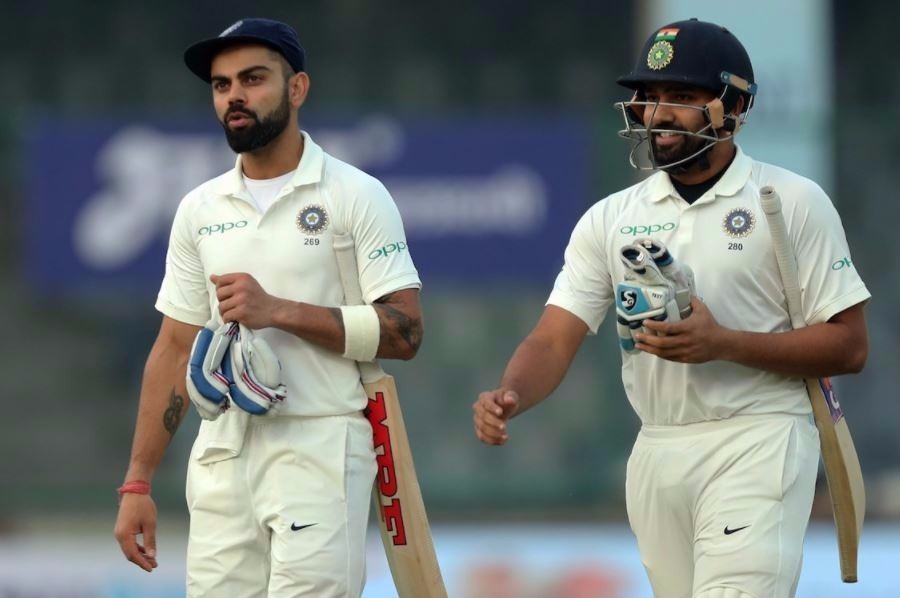 india vs sri lanka 3rd test 2nd day till lunch INDvsSL: कोहली का दोहरा शतक, भारत ने छुआ 500 का आंकड़ा