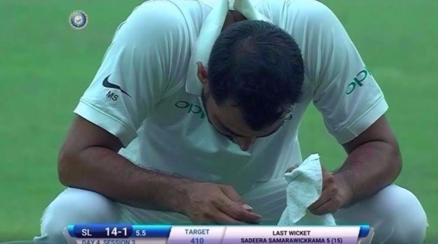 मोहम्मद शमी की तबियत में हुआ सुधार, स्मॉग की वजह से मैदान पर हुई थी उल्टी