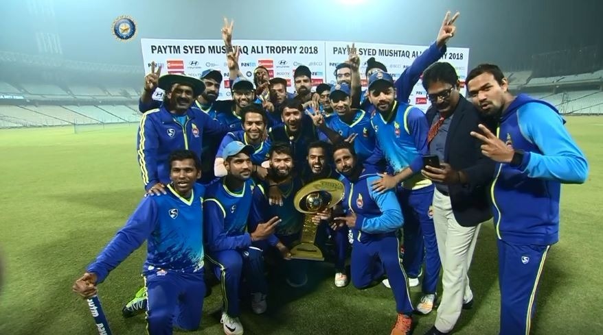 t20 league delhi won syed mushtaq alitrophy 2018 titledefeating rajasthan T20 लीग: राजस्थान को हराकर दिल्ली ने जीता खिताब