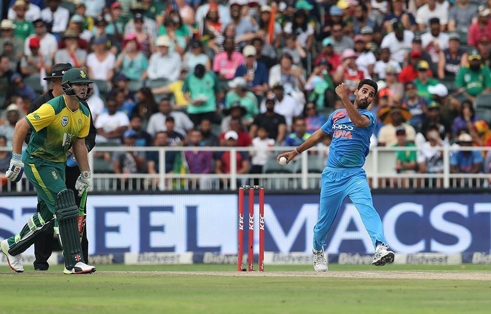 SAvsIND: शिखर धवन और भुवनेश्वर कुमार के दमदार प्रदर्शन से भारत ने जीता पहला टी-20 मैच