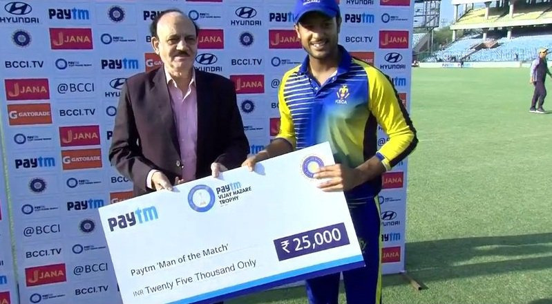 पुजारा पर भारी मयंक की पारी, कर्नाटक तीसरी बार बना वनडे चैंपियन