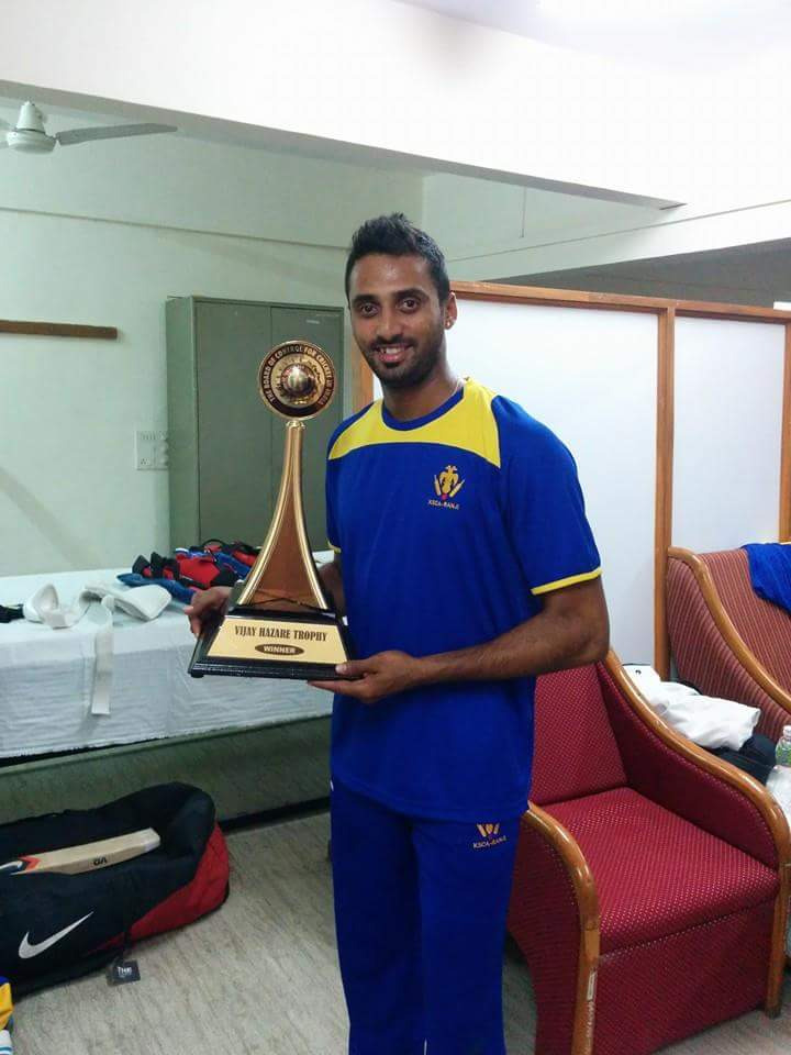 sreenath arvind karnatka vijay hazare trophy sreenath retire from cricket वनडे फाइनल जीतने के साथ अरविंद ने क्रिकेट को कहा अलविदा