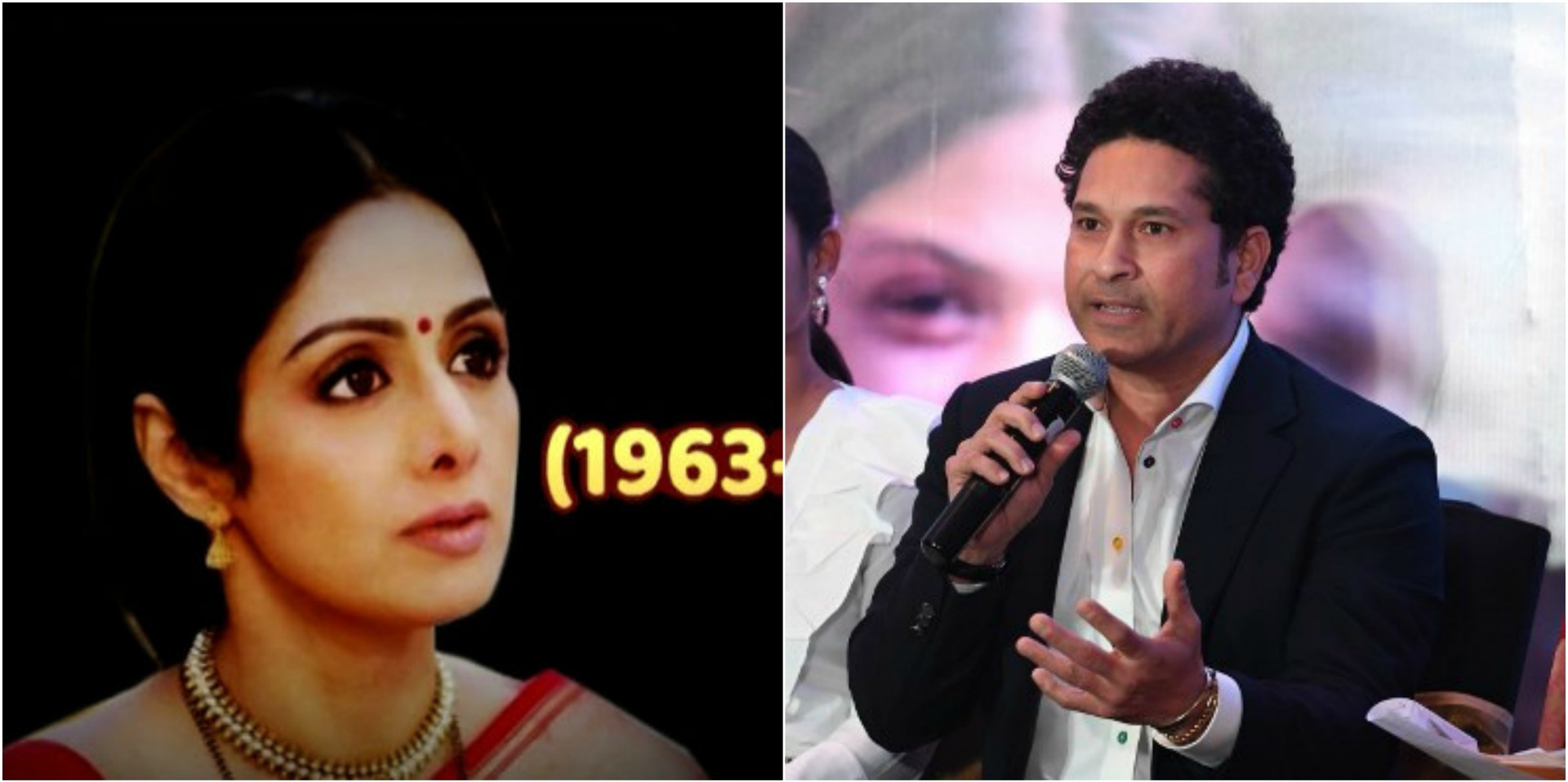 sachin tendulkar says do not believe the death of sridevi श्रीदेवी के निधन की खबर पर विश्वास नहीं होता: सचिन तेंदुलकर