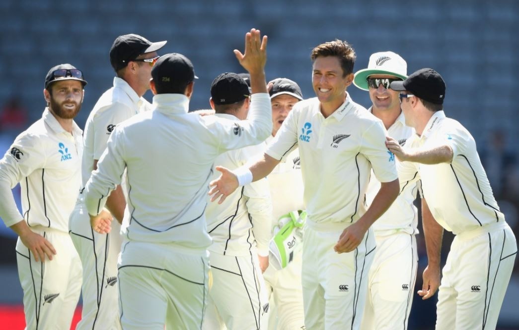 england skittled for 58 after spectacular first day collapse against new zealand NZvsENG: ट्रैंट बोल्ट और टिम साउदी के तूफान में उड़ा इंग्लैंड, पहले दिन ही न्यूजीलैंड की मैच पर मजबूत पकड़