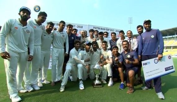 vidarbha win irani cup with their batting might वसीम जाफर की बेहतरीन बल्लेबाजी और गुरबानी की दमदार गेंदबाजी से विदर्भ बना ईरानी कप का चैम्पियन