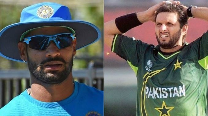 shikhar dhawan rips apart afridi for controversial remarks on kashmir अफरीदी के ट्वीट पर गरजे 'गब्बर', दिया करारा जवाब