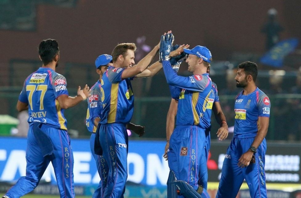 rrvsdd rajasthan royals 1st win over delhi daredevils in indian premier league 2018 RRvsDD: बारिश ने खत्म किया आईपीएल 2018 में राजस्थान रॉयल्स के जीत का सूखा