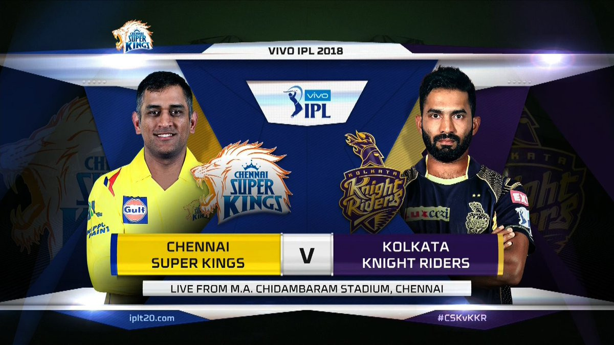 cskvkkripl 2018ipl 2011indian premier league live scorecard CSK vs KKR: हाई वोल्टेज रोमांचक मुकाबले में चेन्नई ने केकेआर को 5 विकेट से हराया