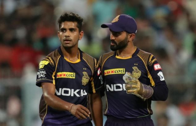 dd vs kkr shivam mavi avesh khan reprimanded for breaching ipl code of conduct DD vs KKR: मैच खत्म होते ही मावी और आवेश को मिली फटकार