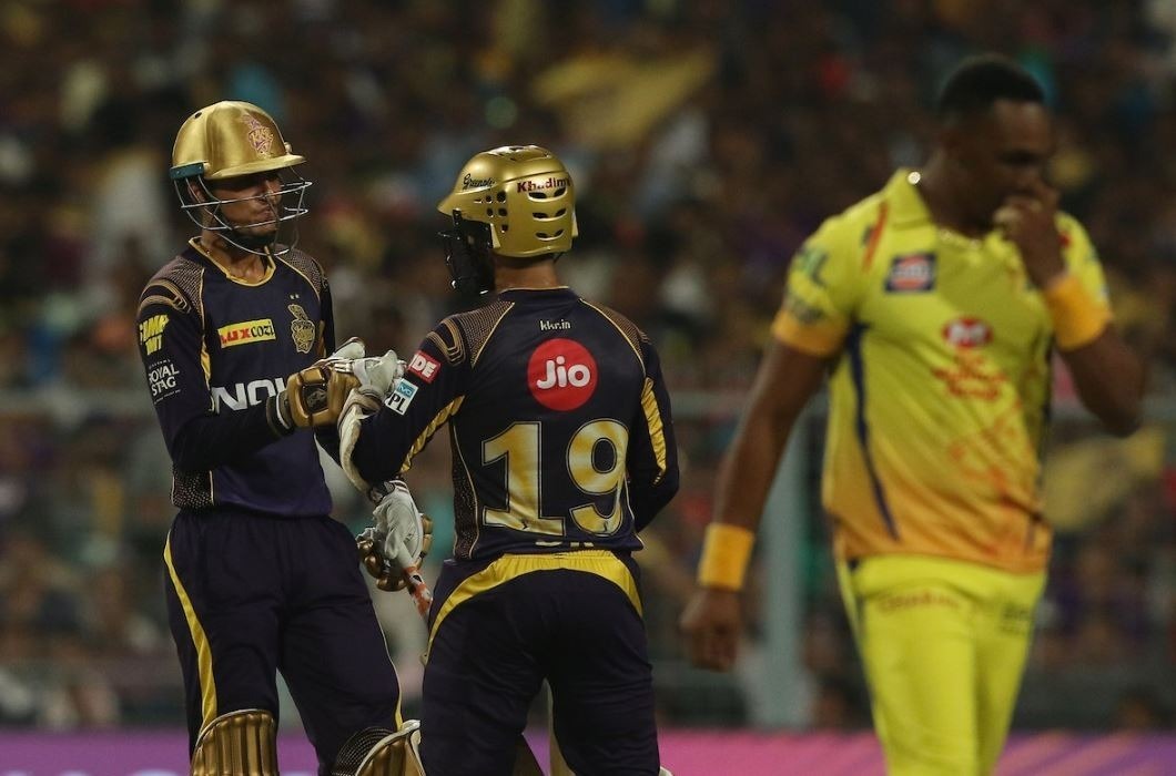 ipl2018 shubman gill dinesh karthik star as kkr secure 6 wicket victory over csk KKR vs CSK: शुभमन गिल के शानदार अर्द्धशतक से केकेआर ने सीएसके को 6 विकेट से हराया