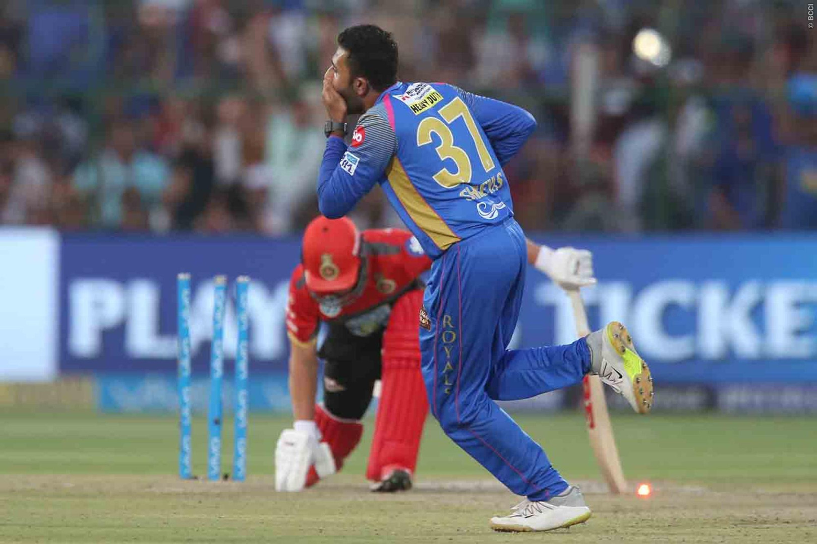 ipl 2018 rr vs rcb match 53 full report rcb out from play off race RR vs RCB: गोपाल की फिरकी ने तोड़ा कोहली के IPL जीतने का सपना, प्ले ऑफ के करीब राजस्थान