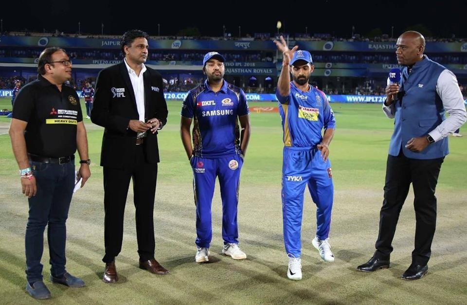 ipl 2018 match 47 mi vs rr toss report MI vs RR: प्ले ऑफ की जंग- राजस्थान रॉयल्स ने टॉस जीतकर पहले गेंदबाजी करने का फैसला किया