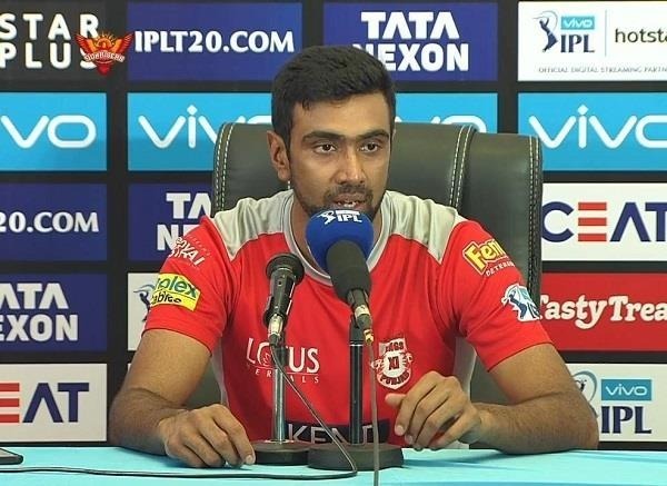 KXIP के कप्तान अश्विन ने बल्लेबाज़ों को ठहराया हार का जिम्मेदार