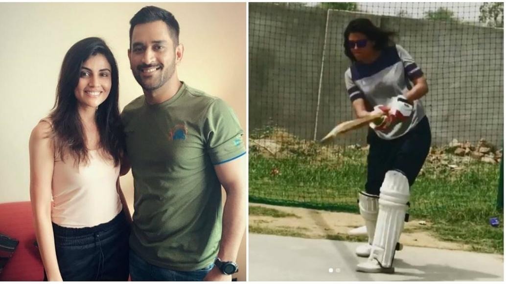 remember csks deepak chahars sister malti she can play cricket too WATCH: धोनी के साथ वायरल तस्वीर से पहचान बनाने वाली मालती क्रिकेट भी खेलती हैं