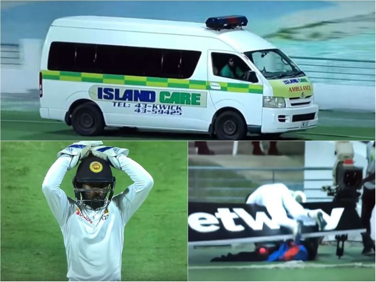 WATCH: छक्का रोकने की कोशिश में बुरी तरह घायल हुए कुसाल परेरा