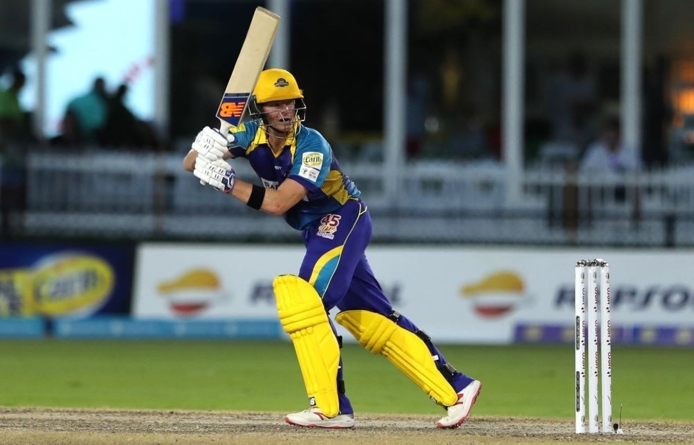 steve smith out of action in cpl with side strain चोटिल होकर CPL से बाहर हुए ऑस्ट्रेलियाई बल्लेबाज़ स्टीव स्मिथ