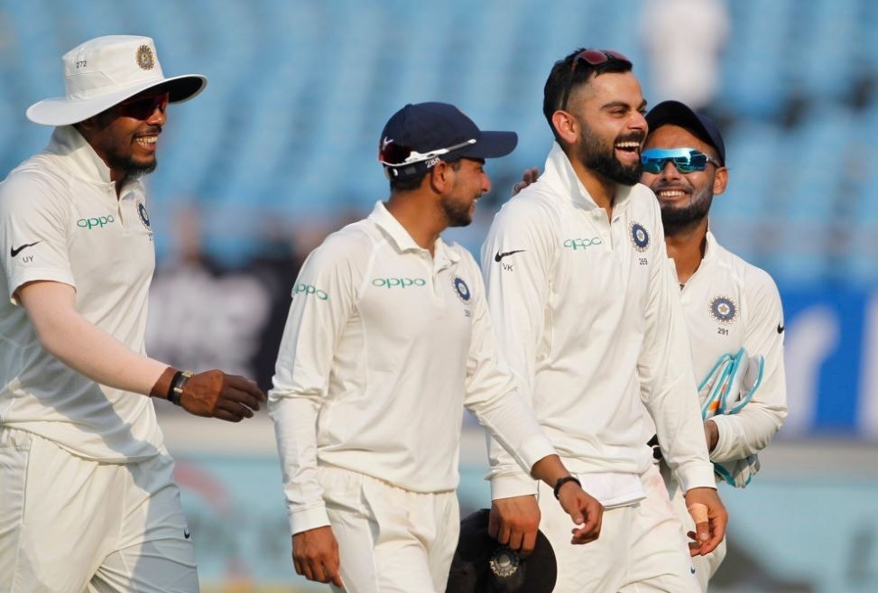 west indies all out for 181 runs in the first innings trail india 6499d by 468 runs INDvsWI: 649 रनों के जवाब में 181 रनों पर सिमटी वेस्टइंडीज़ की पहली पारी