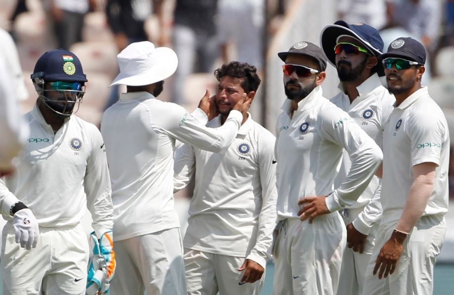 tea report of india vs west indies 2nd test 1st day from hyderabad TEA 2nd Test, 1st Day India vs West Indies: भारतीय गेंदबाज़ों का जलवा बरकरार, वेस्टइंडीज़ ने गंवा दिए छह विकेट