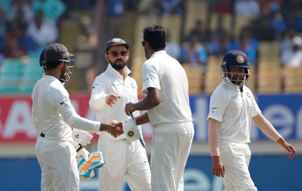 india vs west indies rajkot test india won by biggest margin भारत ने दर्ज की सबसे बड़ी जीत, घर में लगाया जीत का शतक