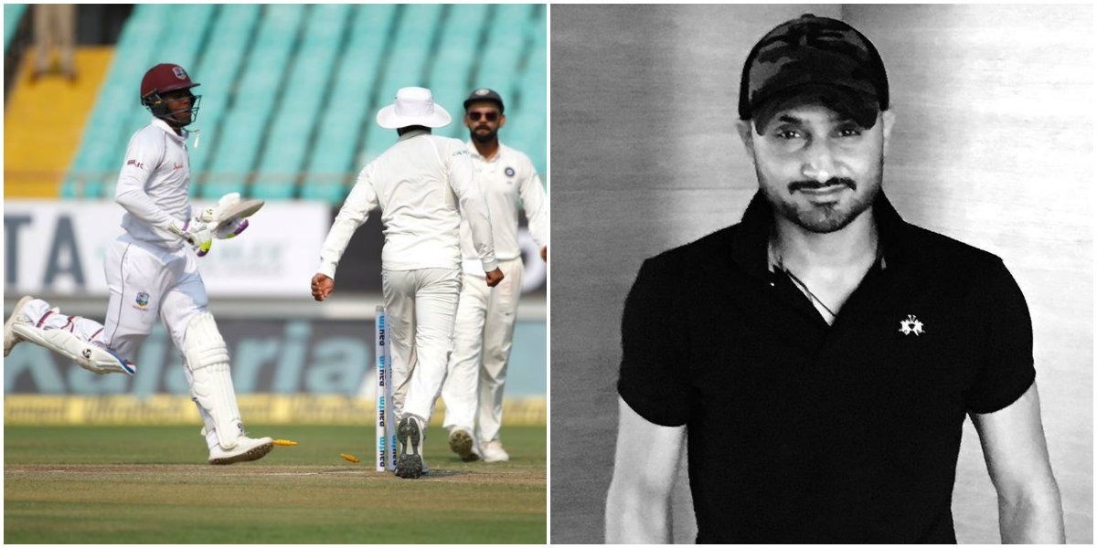 पहले टेस्ट में वेस्टइंडीज़ का प्रदर्शन देख हरभजन सिंह ने उड़ाई खिल्ली harbhajan singh laughs at the performance of the west indies पहले टेस्ट में वेस्टइंडीज़ का प्रदर्शन देख हरभजन सिंह ने उड़ाई खिल्ली