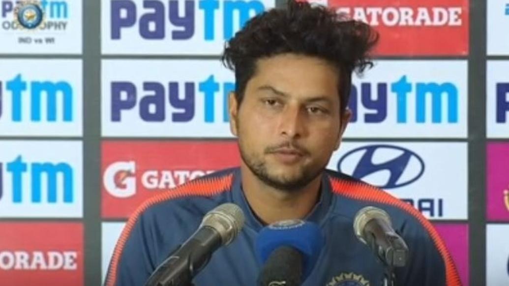 india vs west indies dew made it difficult for us in the second innings kuldeep India vs West Indies: ओस की वजह से दूसरी पारी में हुई टीम इंडिया को परेशानी: कुलदीप यादव