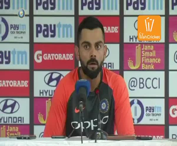 वेस्टइंडीज़ के खिलाफ 3-1 से वनडे सीरीज़ जीत के बाद विराट कोहली ने दिए सवालों के जवाब