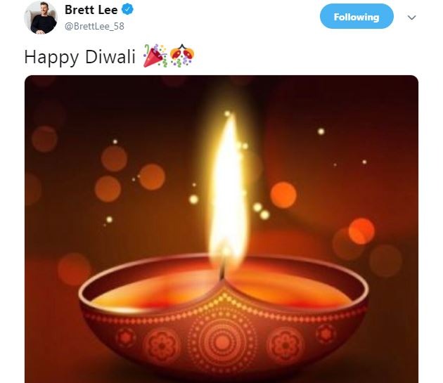 ऑस्ट्रेलिया के पूर्व तेज़ गेंदबाज़ ब्रेट ली ने भी दिए की तस्वरी के साथ विश किया.
