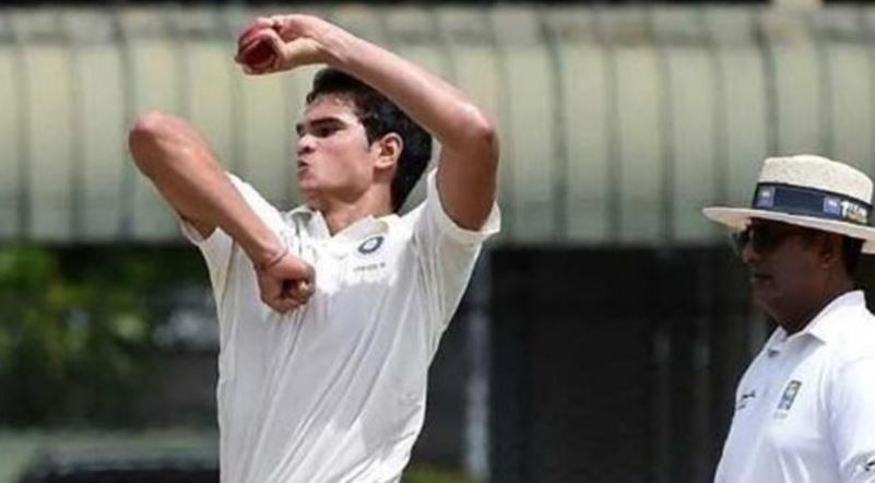 arjun tendulkar takes five wicket haul for mumbai u 19 in cooch behar trophy कूच बिहार ट्रॉफी में अर्जुन तेंदुलकर ने मचाया धमाल, दिल्ली के खिलाफ चटकाए पांच विकेट