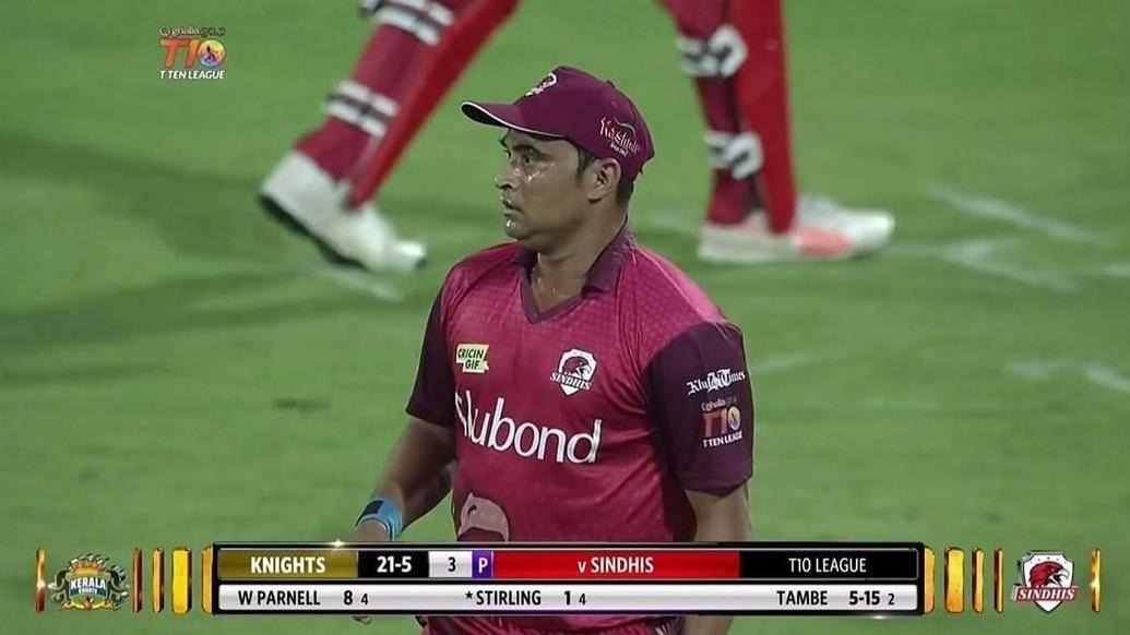 T10L: 8 गेंदों में गेल, मोर्गन, पोलार्ड समेत पांच बल्लेबाज़ों को आउट कर प्रवीण तांबे ने किया कमाल