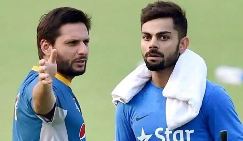 virat kohli not as good as ms dhoni yet as captain says shahid afridi शाहिद अफरीदी ने विराट कोहली को दी अपनी कप्तानी में सुधार करने की सलाह