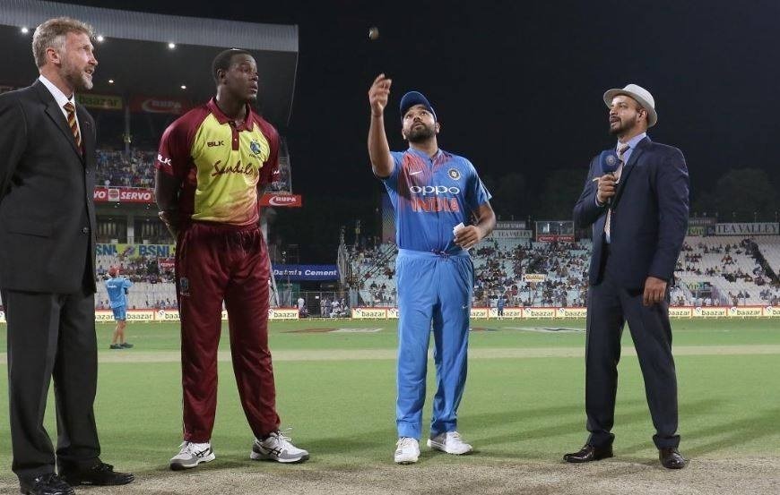 india vs west indies 3rd t20 check toss report ind vs wi cricket match team and captains decision TOSS 3rd T20 INDvsWIN: आखिरी T20 में वेस्टइंडीज़ ने टॉस जीतकर चुनी बल्लेबाज़ी, रोहित बोले हमें गेंदबाज़ी ही चाहिए थी