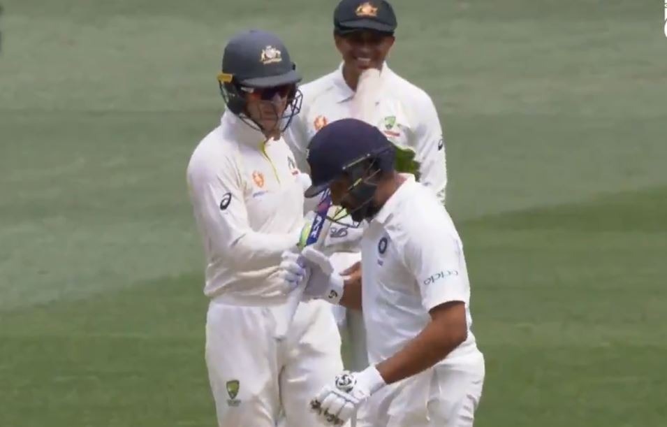 WATCH: रोहित शर्मा से बोले टिम पेन, 'छक्का लगाओ मैं मुंबई को सपोर्ट करूंगा'