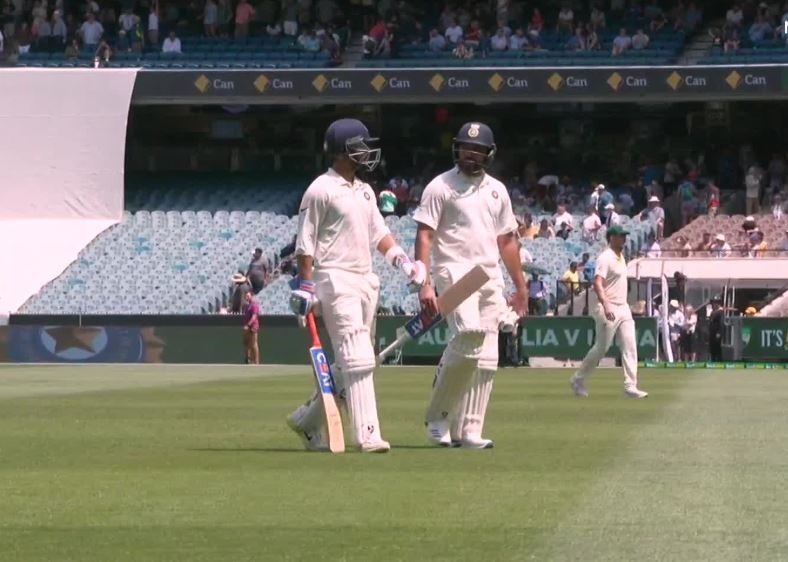 tea report of 3rd test day 2 between india vs australia from mcg TEA 3rd Test, Day 2 India vs Australia: पुजारा-कोहली के विकेटों के बावजूद बड़े स्कोर की तरफ भारत