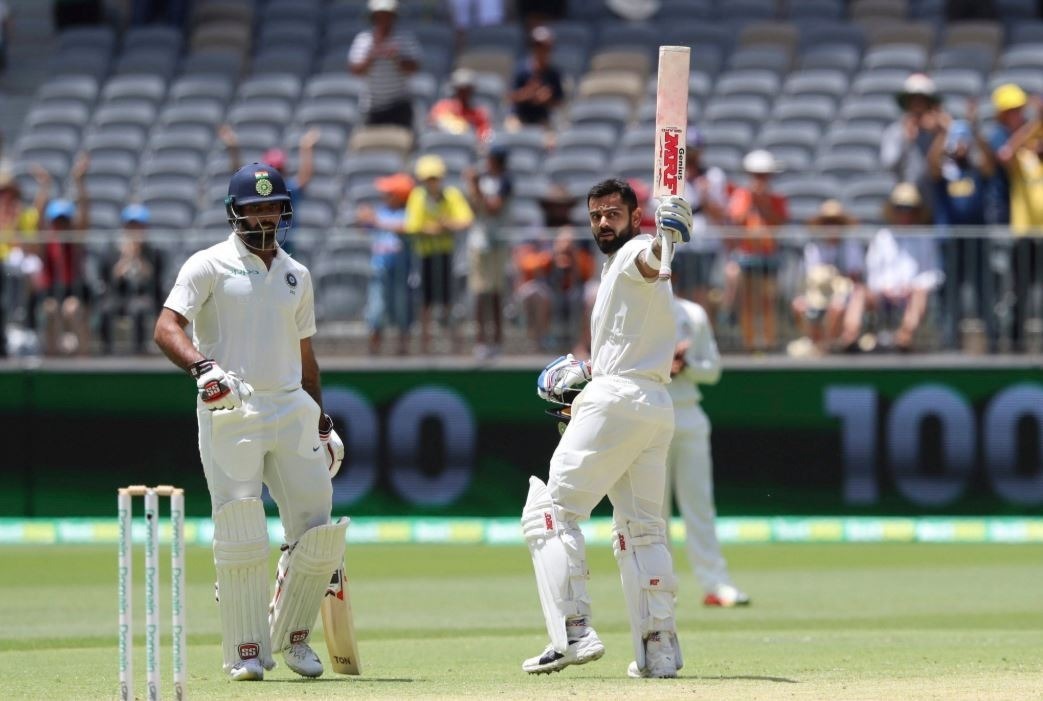 ब्रैडमैन के बाद विराट कोहली ने सबसे कम पारियों में पूरे किए 25 टेस्ट शतक