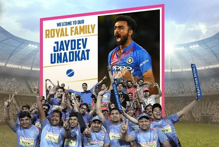 IPL Auction 2019 Jaydev Unadkat: एक बार फिर 8.4 करोड़ की मोटी रकम में राजस्थान रॉयल्स के हुए जयदेव उनादकट