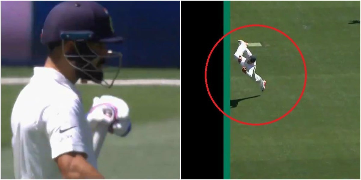 India vs Australia WATCH: 'फ्लाइंग ख्वाजा' ने विराट कोहली का कैच पकड़कर बढ़ाई टीम इंडिया की मुश्किलें