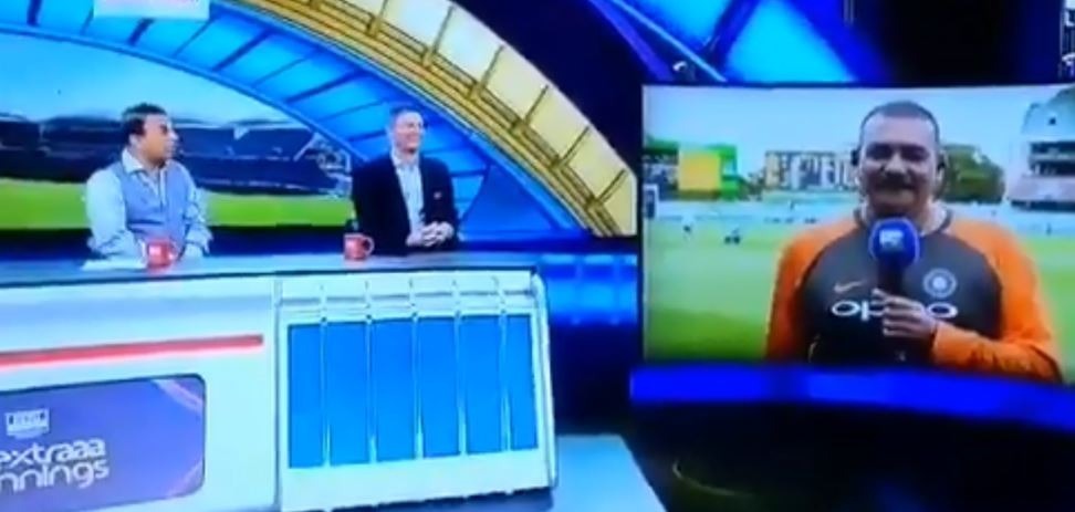 रवि शास्त्री ने लाइव टीवी पर कहे अपशब्द, ट्रोलर्स बोले-'मैन ऑफ द मैच तो कोच हैं'