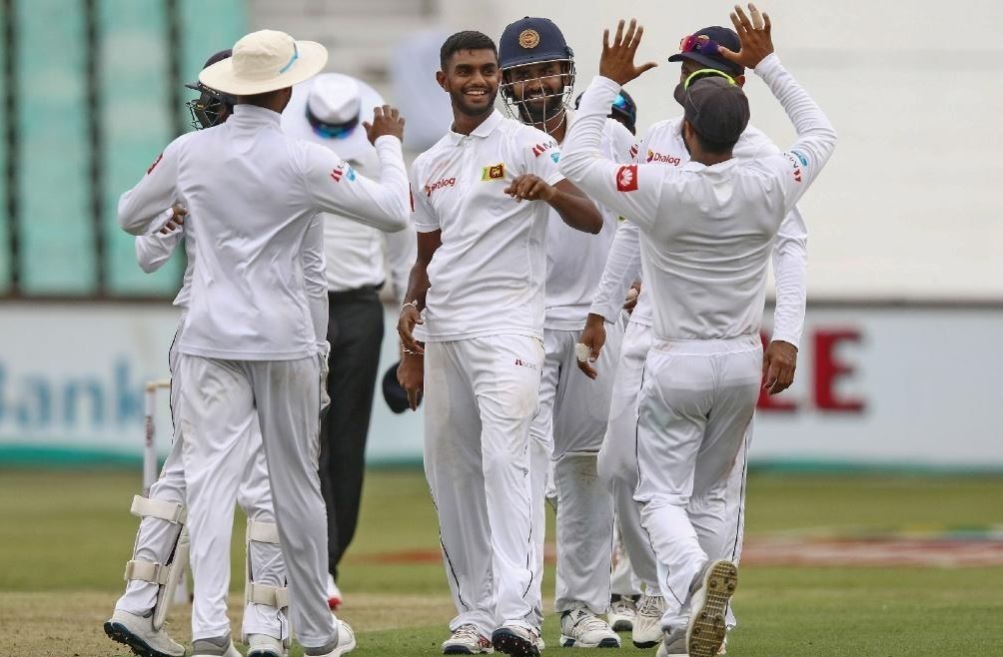 1st test south africa vs sri lanka vishwa fernando picks up four wickets as sri lanka take day one honours against south africa 1st Test South Africa vs Sri Lanka: फर्नांडो और रजीथा के कमाल से 235 रनों पर ढेर हुआ दक्षिण अफ्रीका