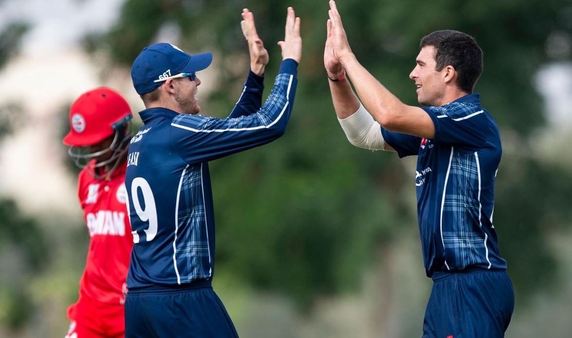 ओमान को 24 रन पर समेट स्कॉटलैंड ने 20 गेंद में जीता मैच