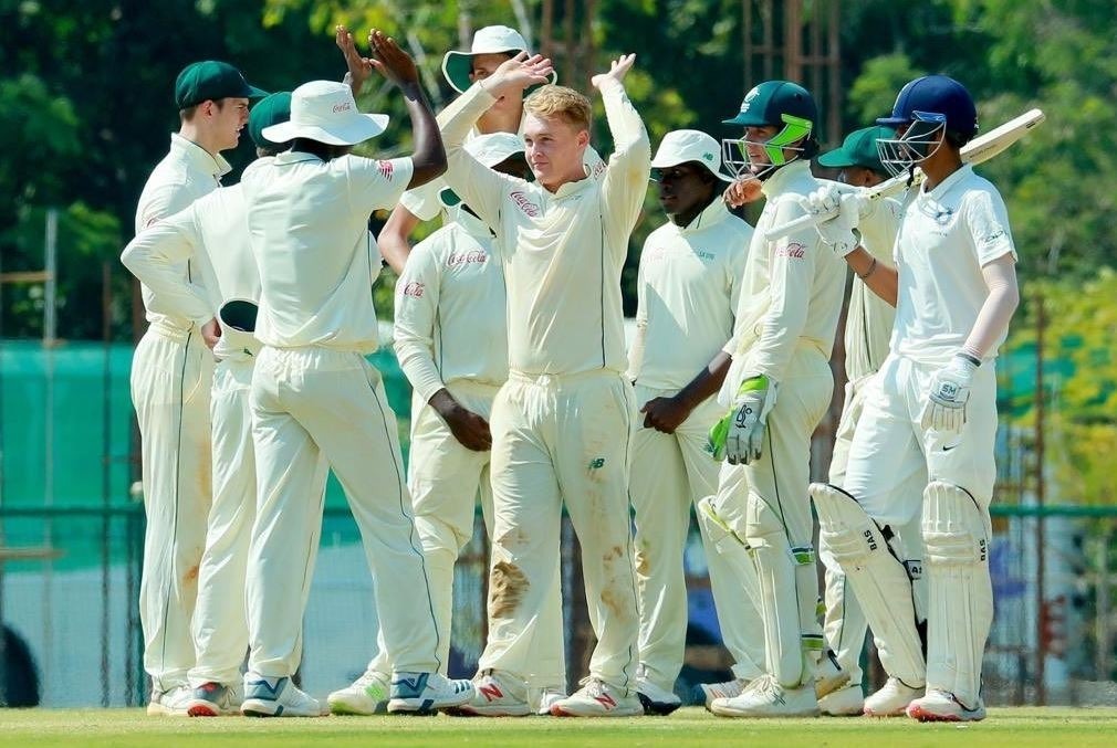 पहले यूथ टेस्ट मैच में भारत की अंडर-19 टीम ने साउथ अफ्रीका को नौ विकेट से हराया