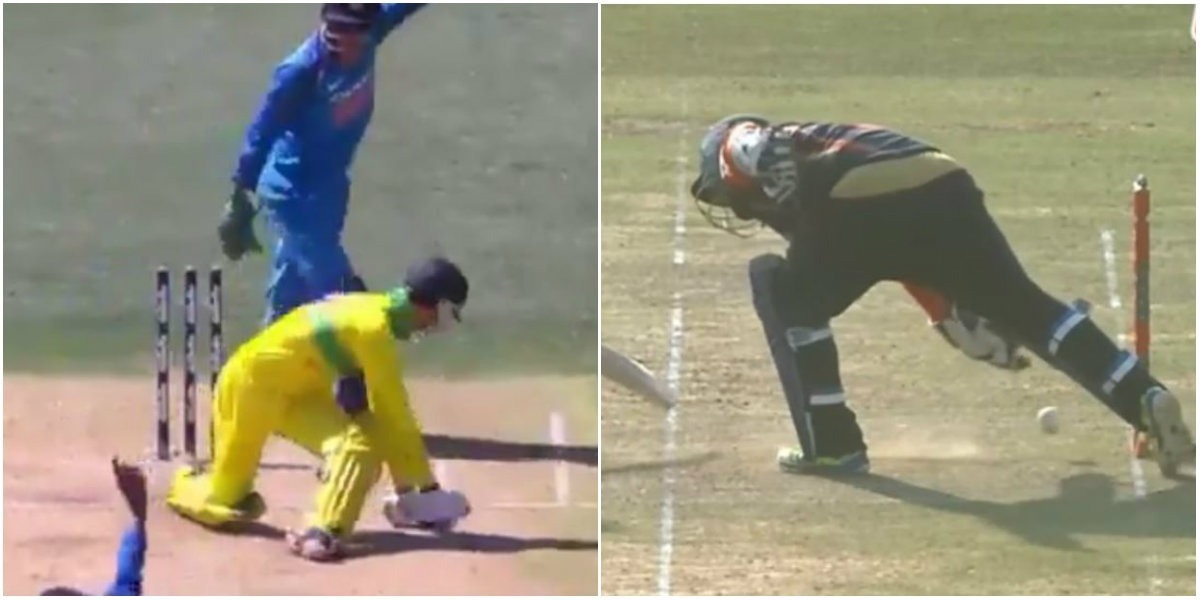 watch afghanistani wicket keeper mohammed shahzad copied dhoni in bpl WATCH: BPL में मोहम्मद शहज़ाद ने विकेटों के पीछे दिखाया धोनी जैसा कमाल, फैंस हैरान