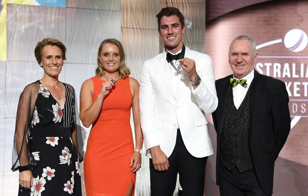 एलिसा हिली और पेट कमिंस को मिला ऑस्ट्रेलिया क्रिकेट का सर्वोच्च पुरस्कार