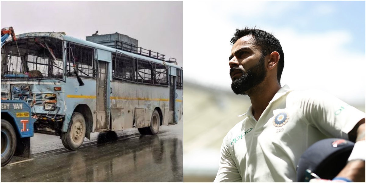 विराट कोहली ने दी पुलवामा हमले में शहीद हुए जवानों को श्रद्धांजलि