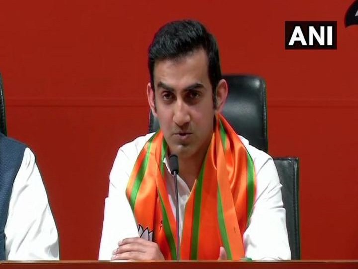 former cricketer gautam gambhir joins bjp in the presence of union ministers arun jaitley and ravi shankar prasad वित्तमंत्री अरुण जेटली और रविशंकर प्रसाद की मौजूदगी में बीजेपी में शामिल हुए गौतम गंभीर