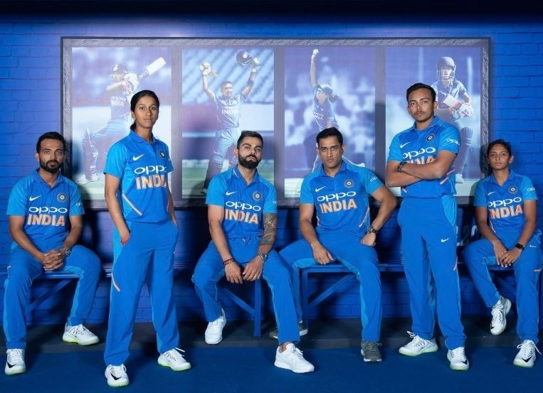 इंग्लैंड में होने वाले 2019 विश्वकप के लिए लॉन्च हुई टीम इंडिया की जर्सी