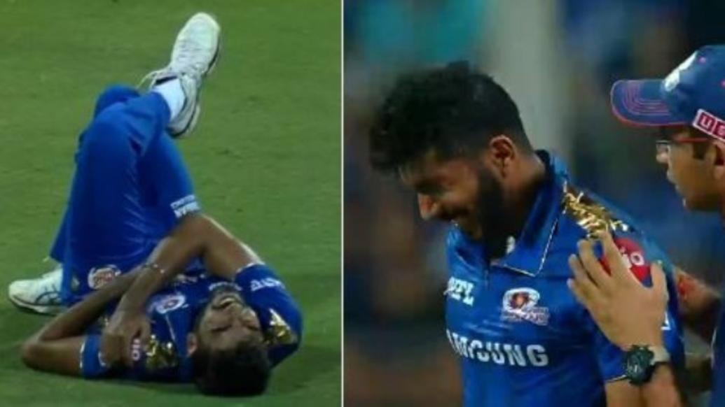 jasprit bumrah suffers injury in mumbai indians ipl 2019 opener IPL 2019: दिल्ली कैपिटल्स के खिलाफ मुंबई इंडियंस के जसप्रीत बुमराह को लगी चोट