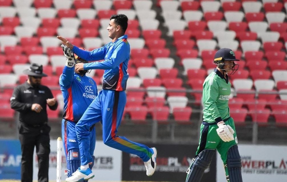 bowlers deliver in unison as afghanistan take 1 0 lead अफगानिस्तान का जारी है विजय अभियान, पहले वनडे में आयरलैंड को पांच विकेट से हराया