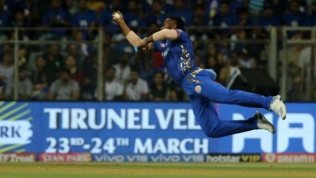 IPL 2019: केरॉन पोलार्ड ने लपका सीजन-12 का सबसे बेहतरीन कैच