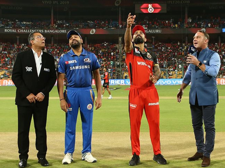 rcb vs mi ipl match highlights rcb won the toss and elected to bowl first IPL 2019 RCB vs MI: टॉस जीतकर विराट कोहली ने चुनी गेंदबाज़ी, मुंबई को दिया बल्लेबाज़ी का न्योता